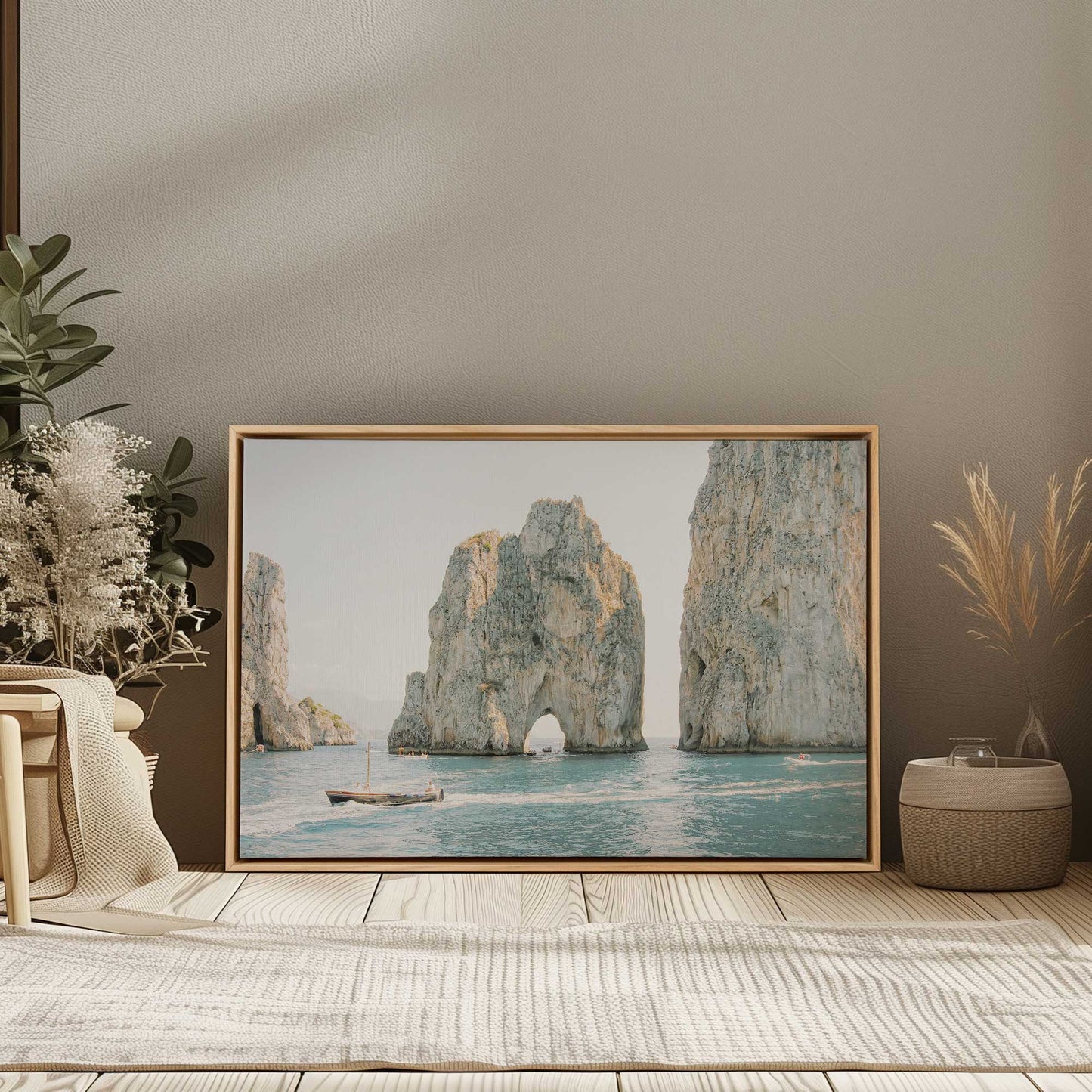 Ocean Arches Print on Canvas