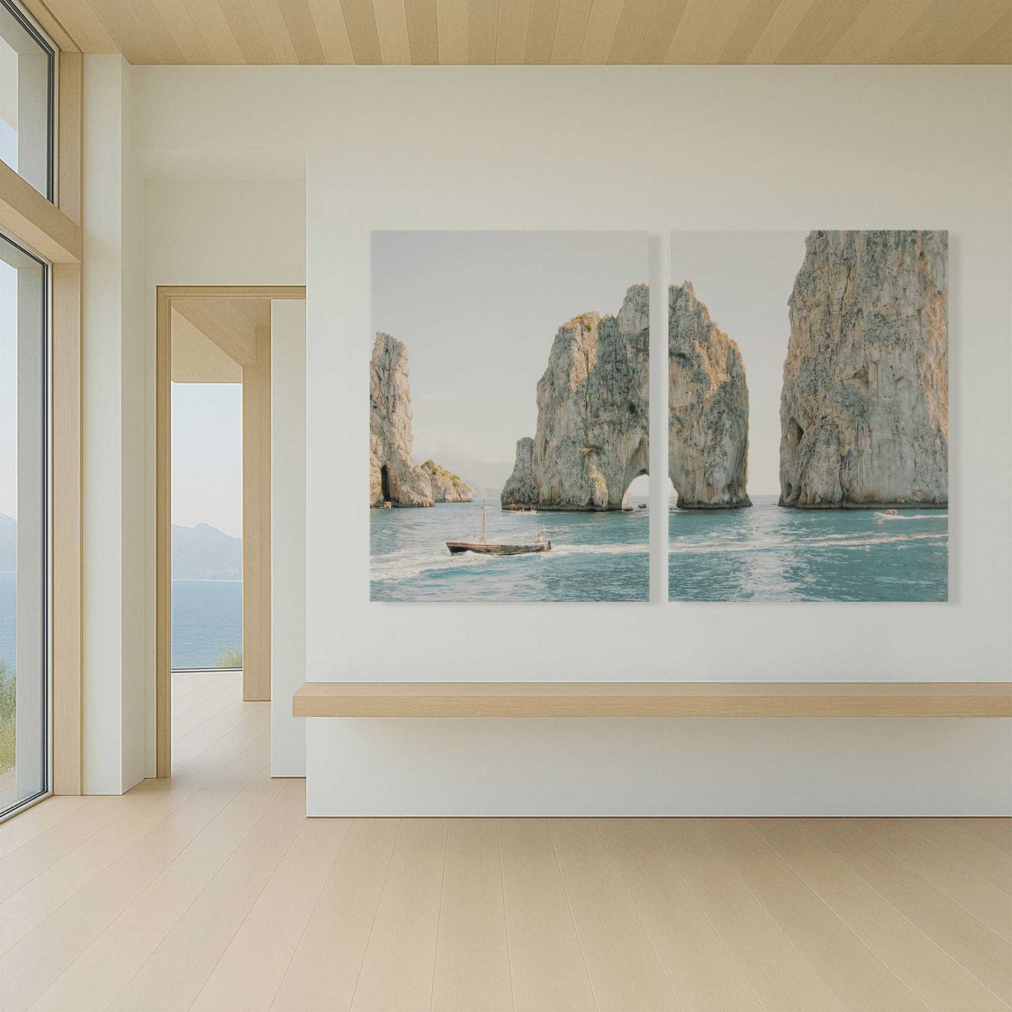 [Color:Stretched Canvas], Picture of art in a room