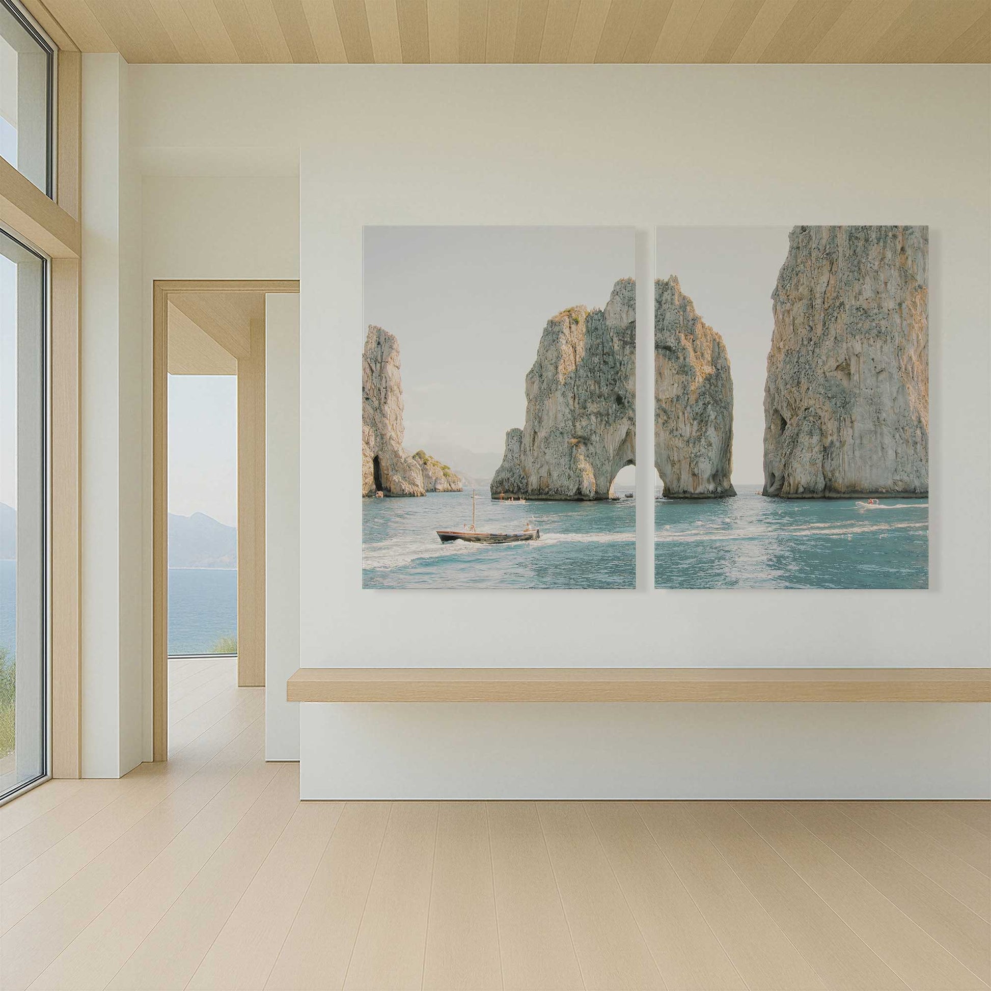 [Color:Stretched Canvas], Picture of art in a room
