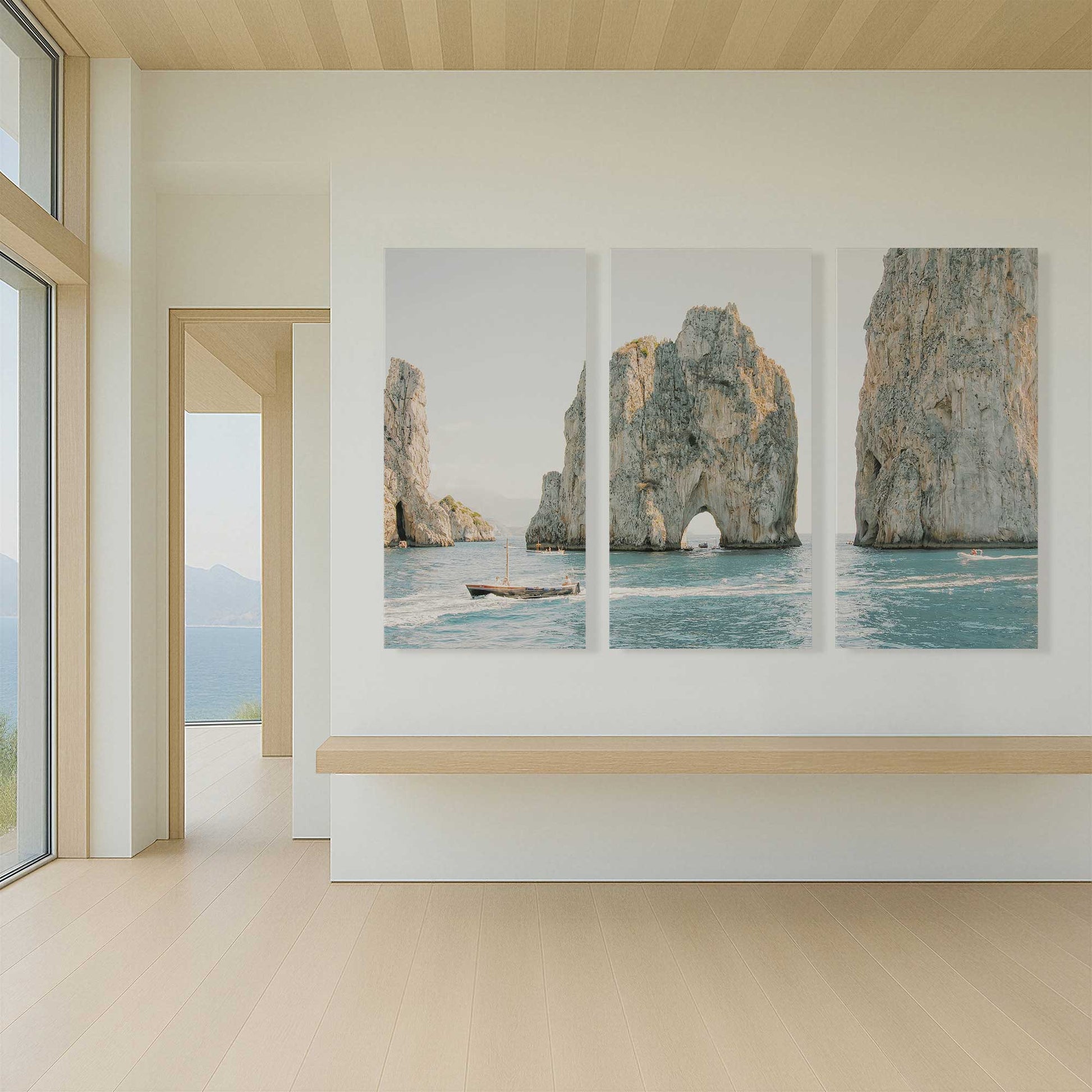 [Color:Stretched Canvas], Picture of art in a room