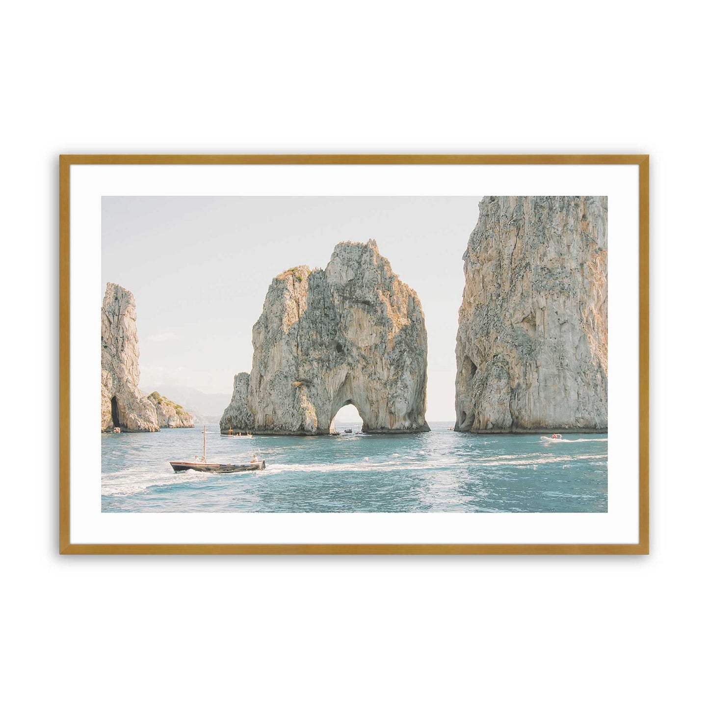 [Color:Polished Gold] Picture of art in a Polished Gold frame