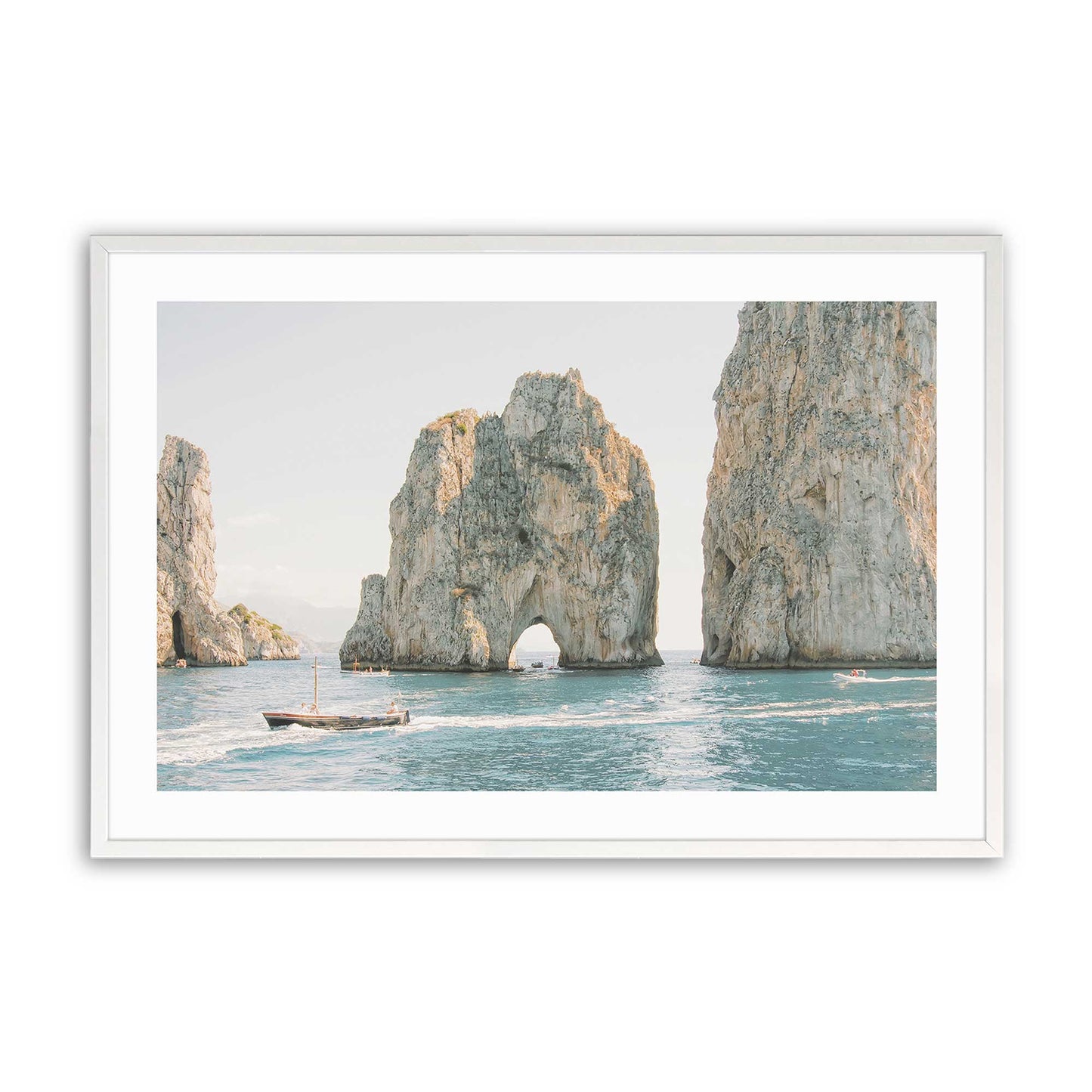 [Color:Opaque White] Picture of art in a Opaque White frame