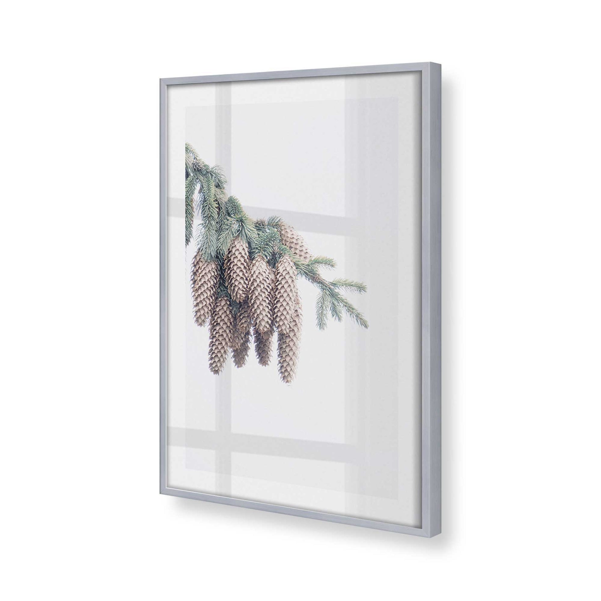[Color:Polished Chrome], Picture of art in a Polished Chrome frame at an angle