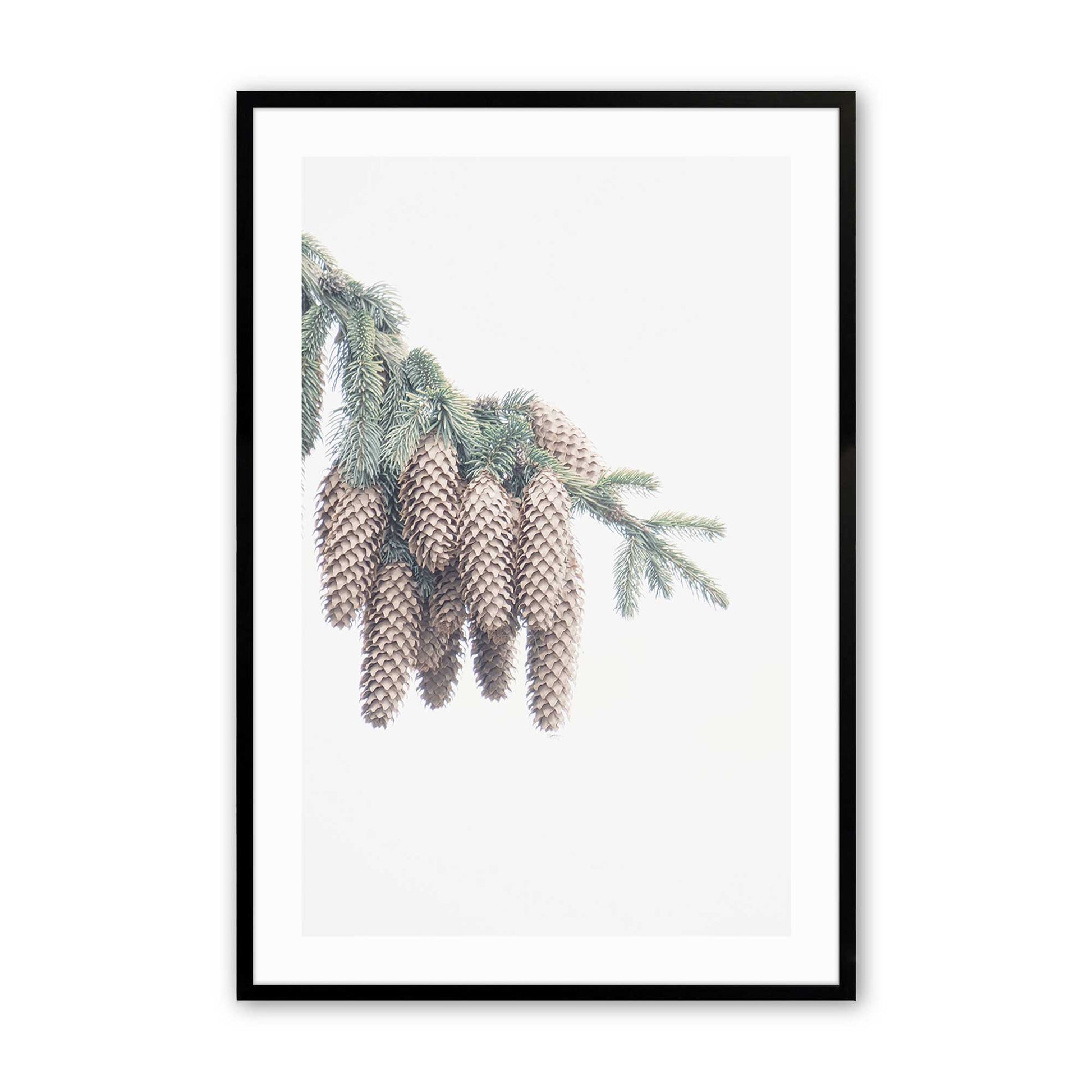 [Color:Satin Black], Picture of art in a Satin Black frame