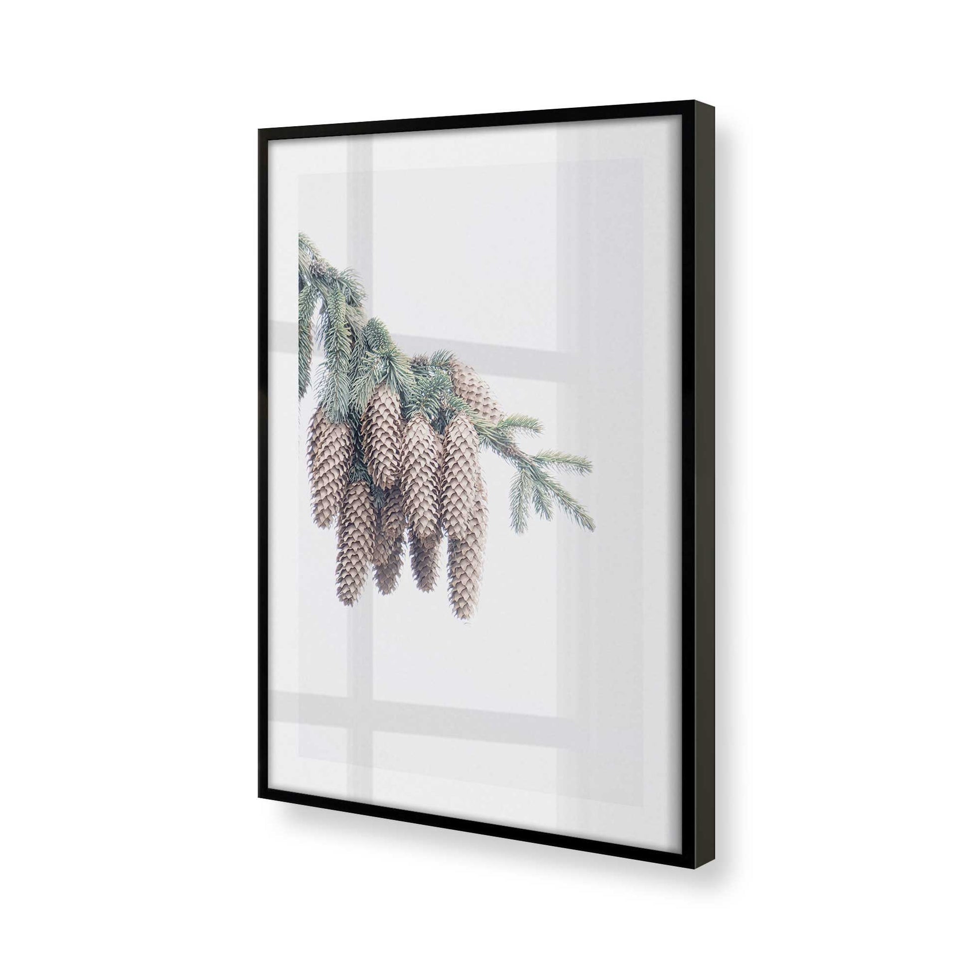 [Color:Satin Black] Picture of art in a Satin Black frame at an angle