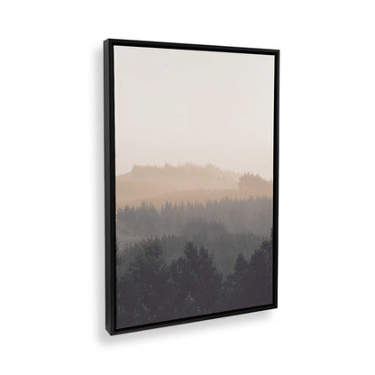 [Color:Satin Black] Picture of art in a Satin Black frame at an angle