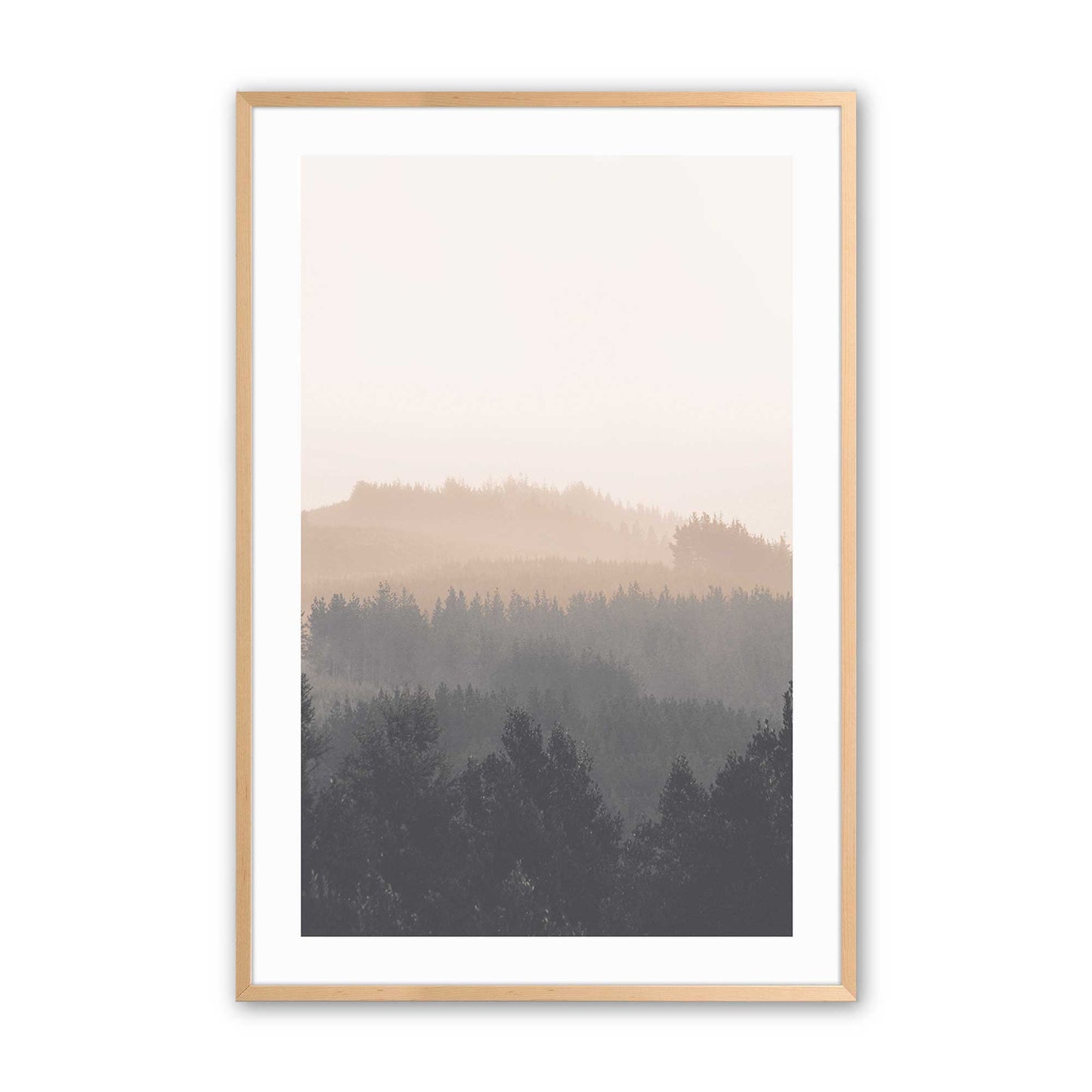 [Color:Raw Maple] Picture of art in a Raw Maple frame