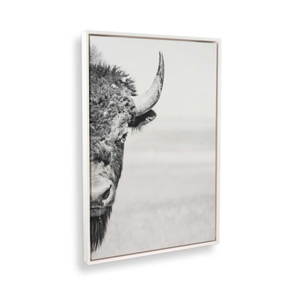 [Color:Opaque White] Picture of art in a White frame at an angle