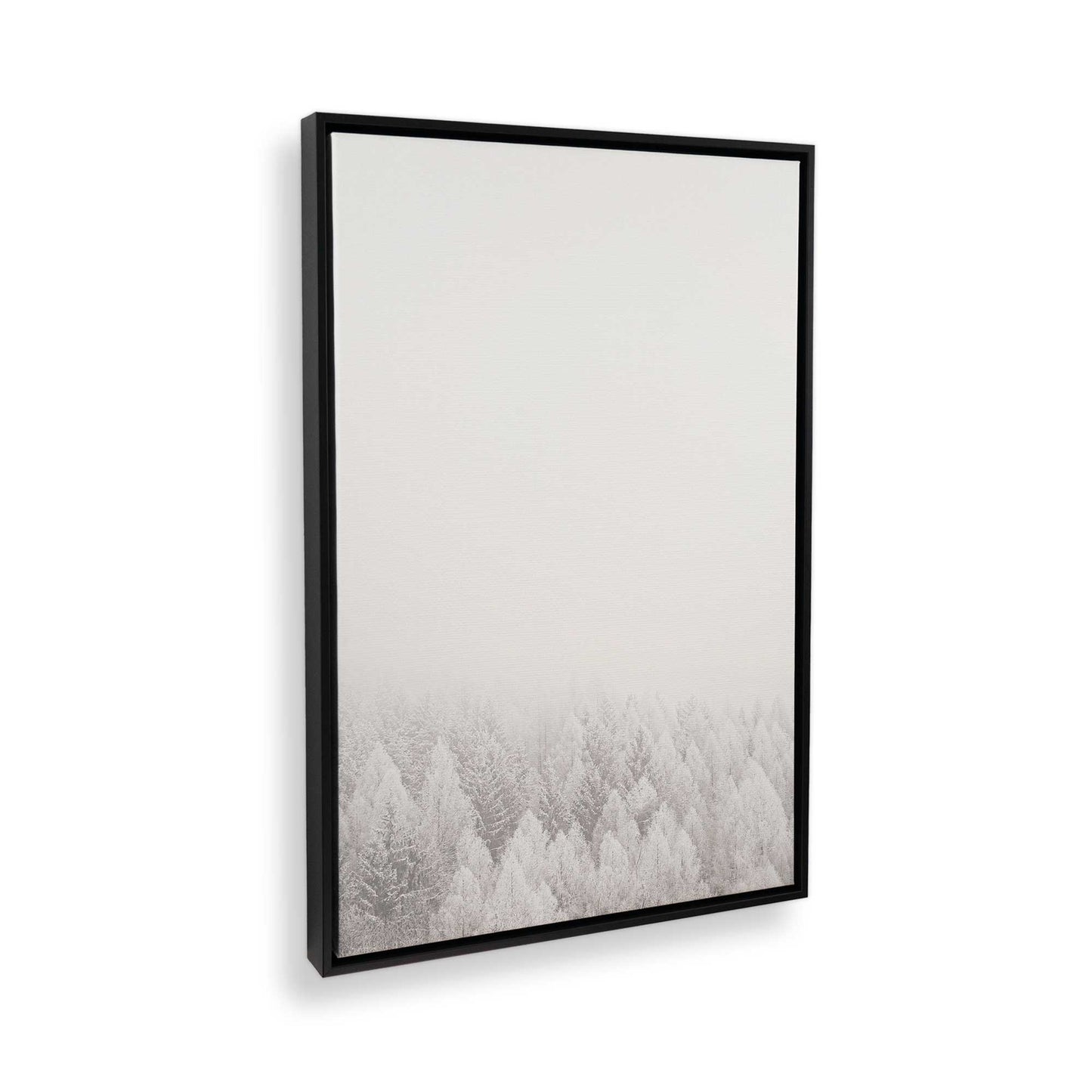 [Color:Satin Black] Picture of art in a Satin Black frame at an angle