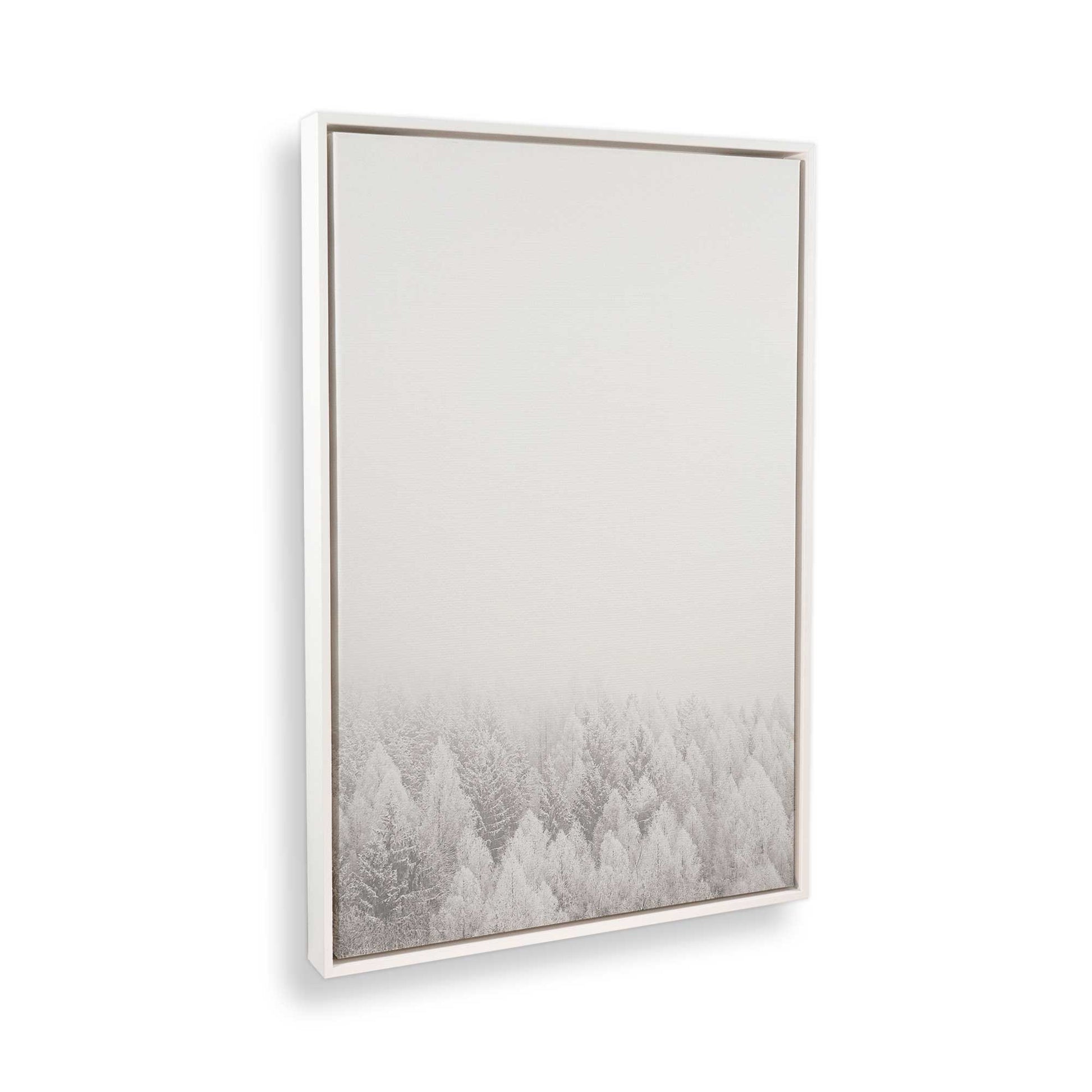 [Color:Opaque White] Picture of art in a White frame at an angle