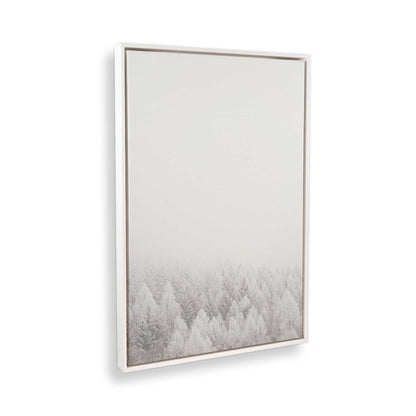 [Color:Opaque White] Picture of art in a White frame at an angle