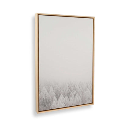 [Color:American Maple] Picture of art in a American Maple frame at an angle