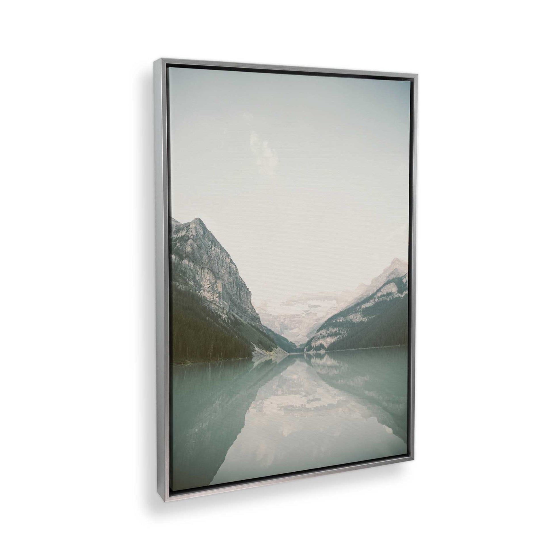 [Color:Polished Chrome] Picture of art in a Polished Chrome frame at an angle