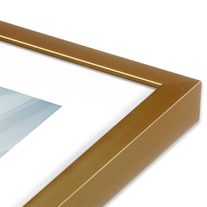 [Color:Polished Gold] Picture of art in a Polished Gold frame of the corner