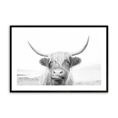 [Color:Satin Black], Picture of art in a Satin Black frame
