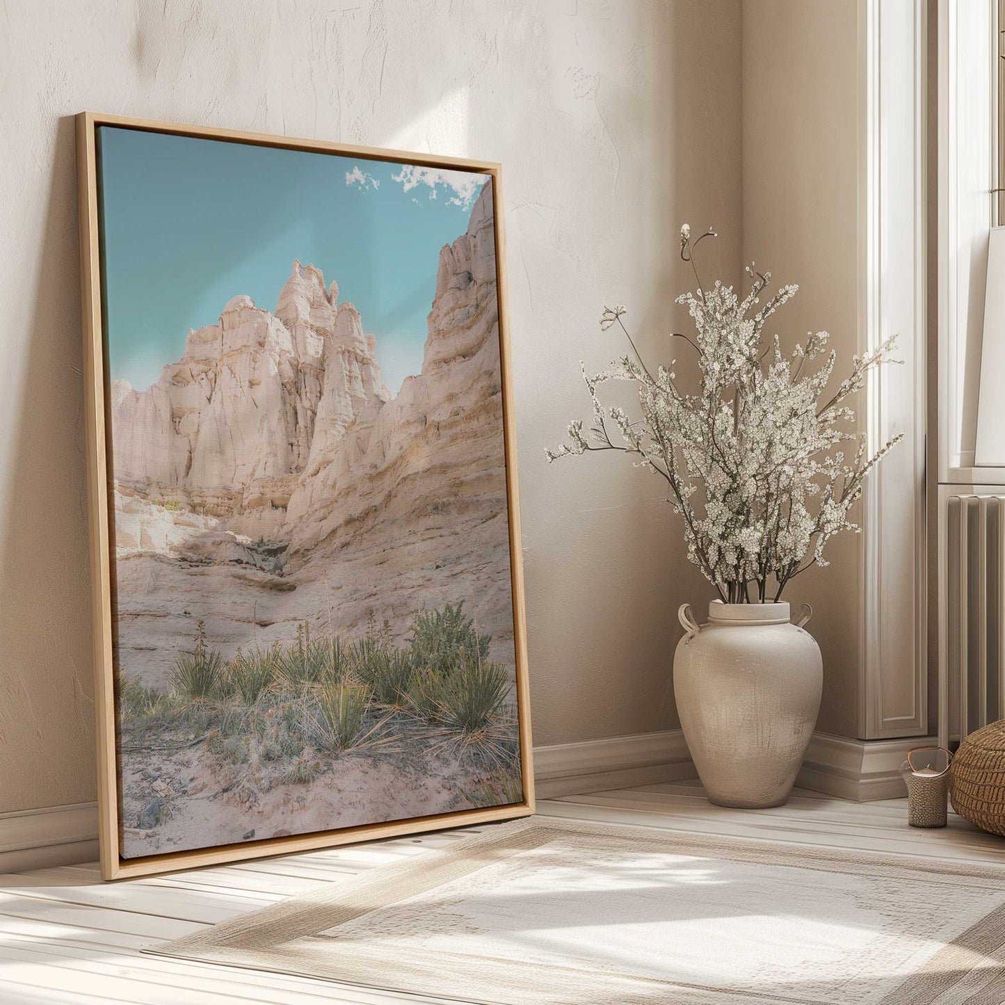 Arid Peaks Print on Canvas