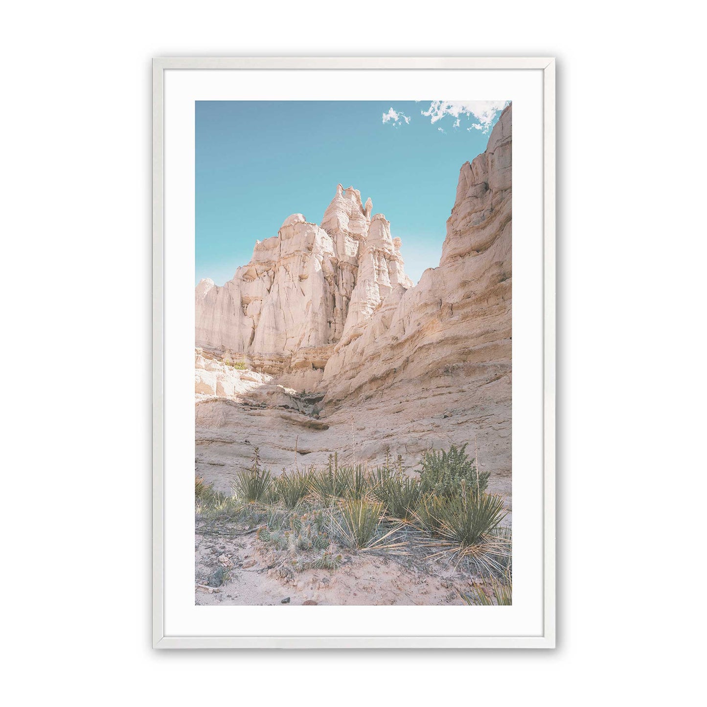 [Color:Opaque White] Picture of art in a Opaque White frame