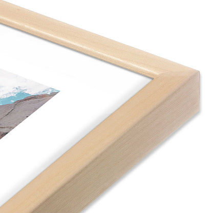 [Color:Raw Maple] Picture of art in a Raw Maple frame of the corner