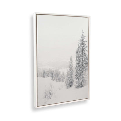 [Color:Opaque White] Picture of art in a White frame at an angle