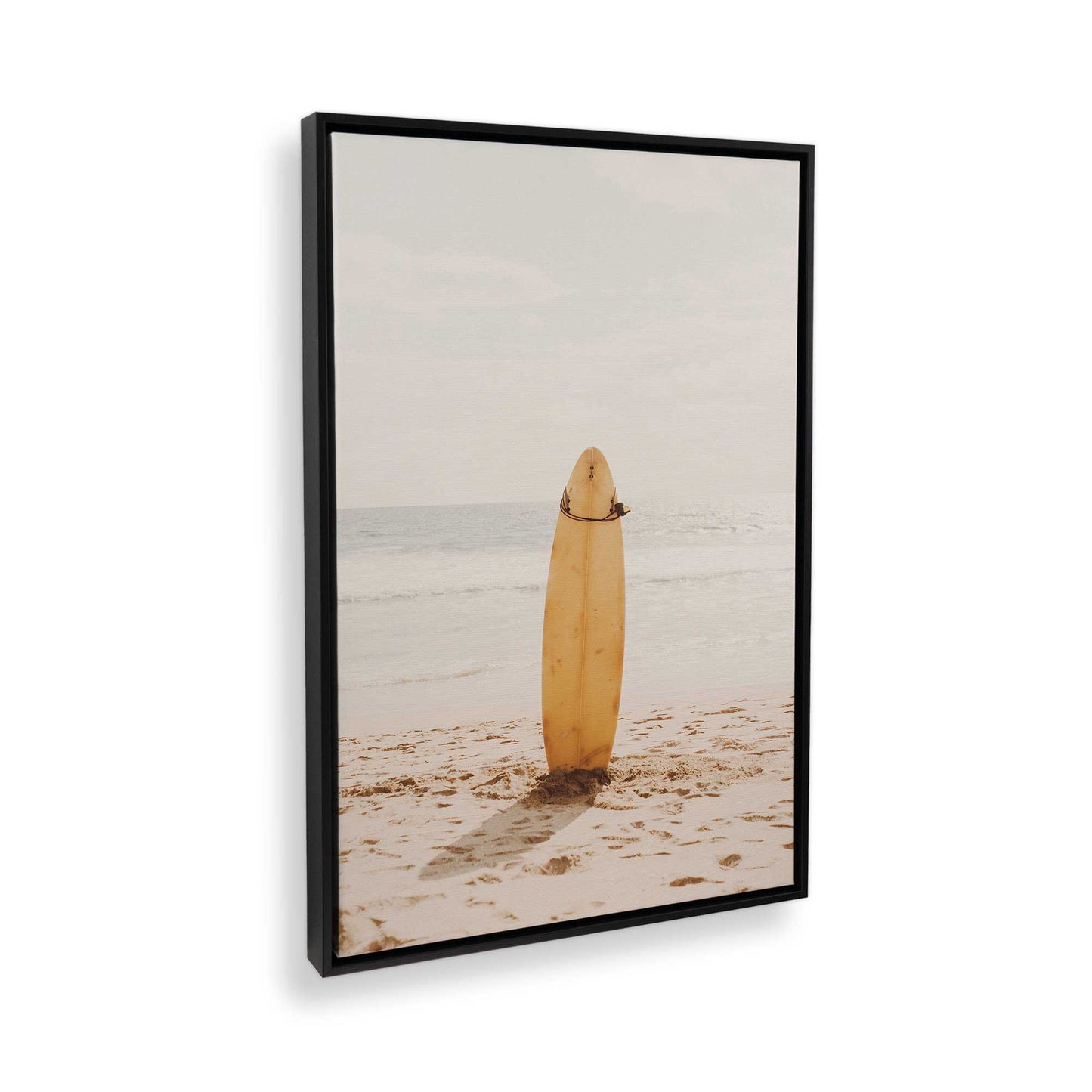 [Color:Satin Black] Picture of art in a Satin Black frame at an angle