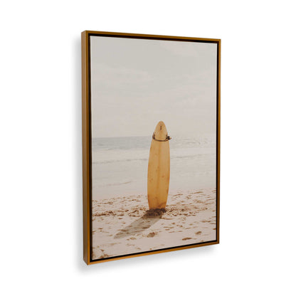 [Color:Polished Gold] Picture of art in a Polished Gold frame at an angle