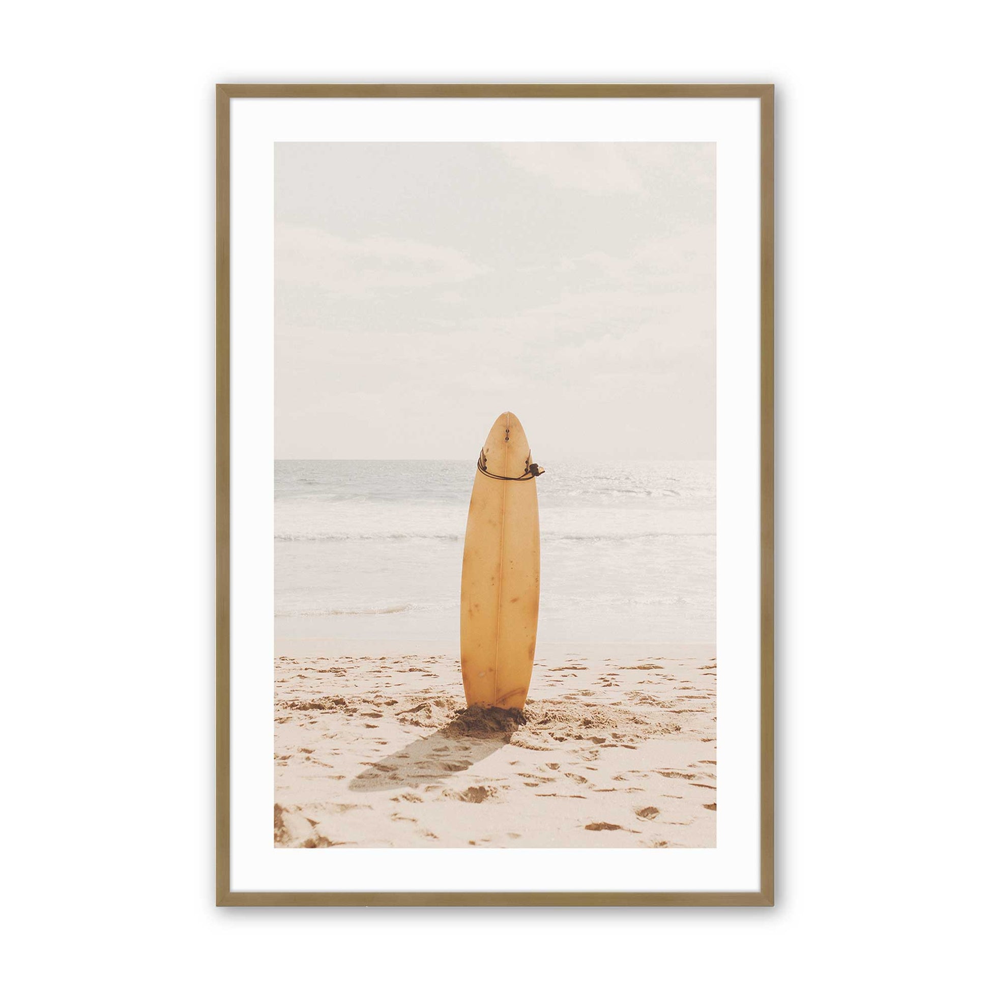 [Color:Brushed Gold] Picture of art in a Brushed Gold frame