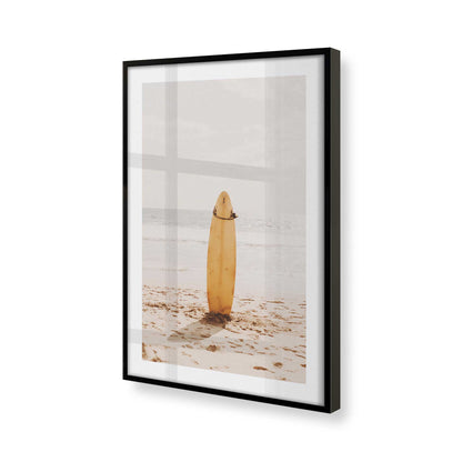 [Color:Satin Black] Picture of art in a Satin Black frame at an angle