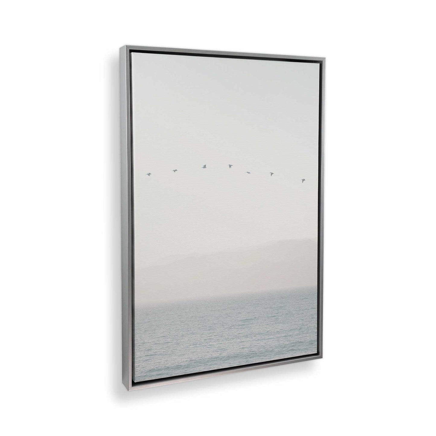 [Color:Polished Chrome] Picture of art in a Polished Chrome frame at an angle