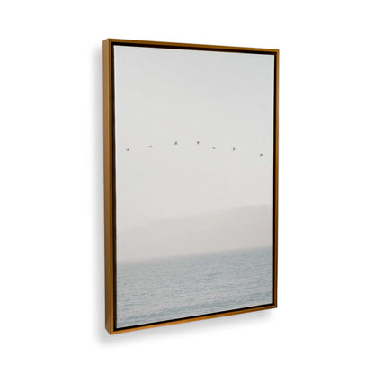 [Color:Polished Gold] Picture of art in a Polished Gold frame at an angle