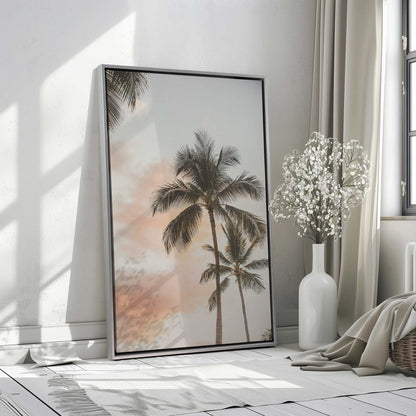 Tropical Twilight Print on Canvas