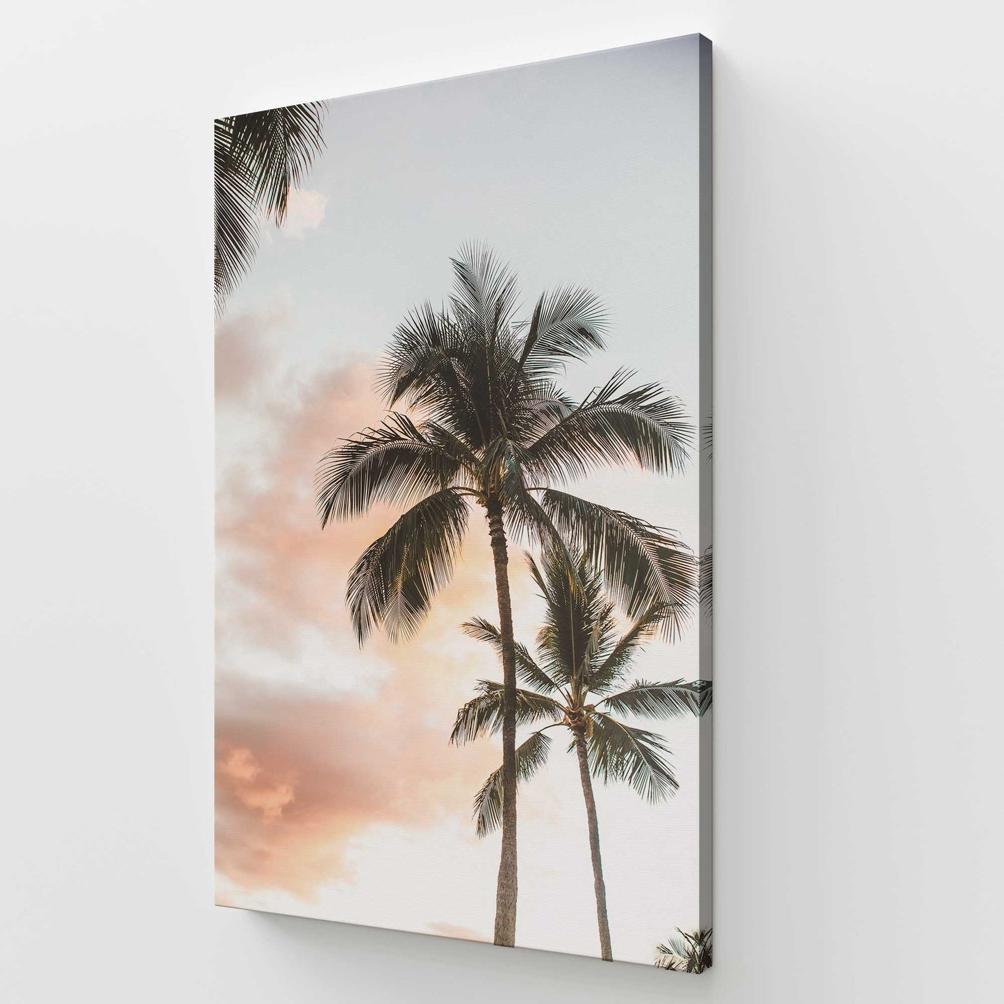 [Color:Stretched Canvas], Picture of art at an angle