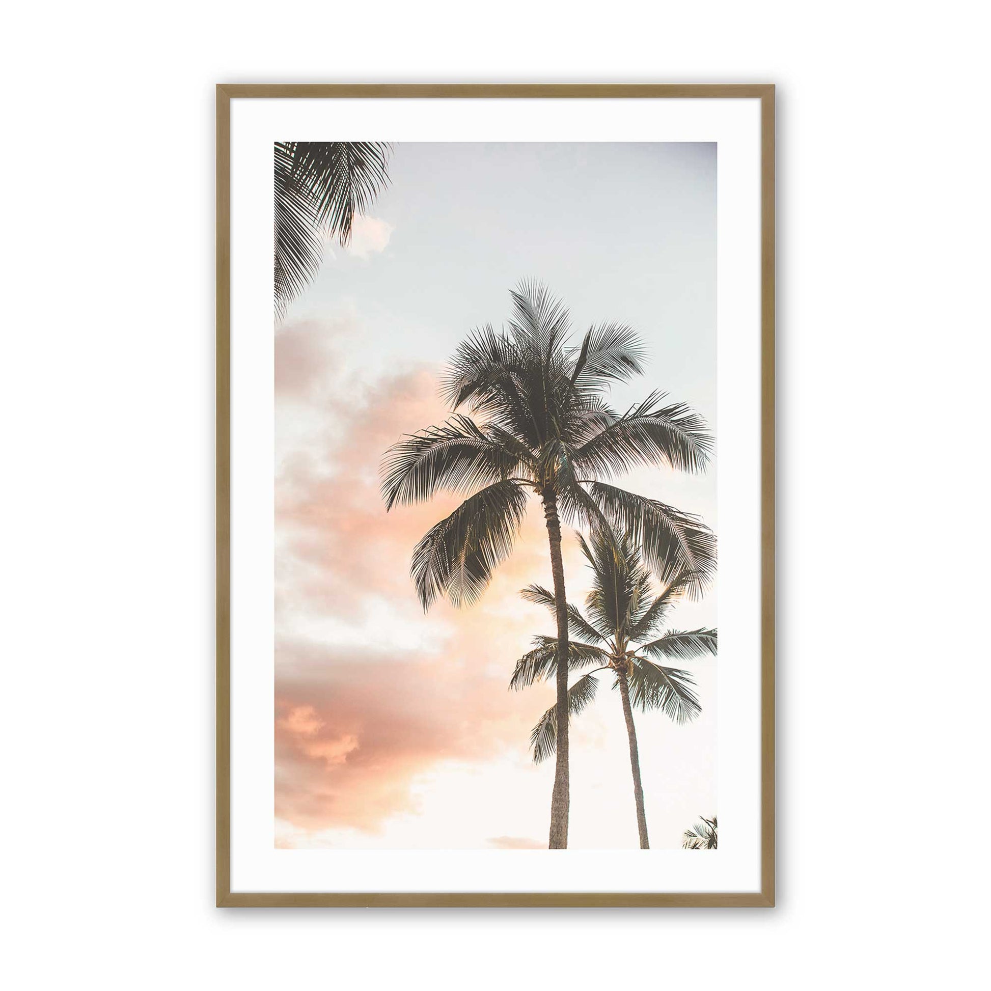 [Color:Brushed Gold] Picture of art in a Brushed Gold frame