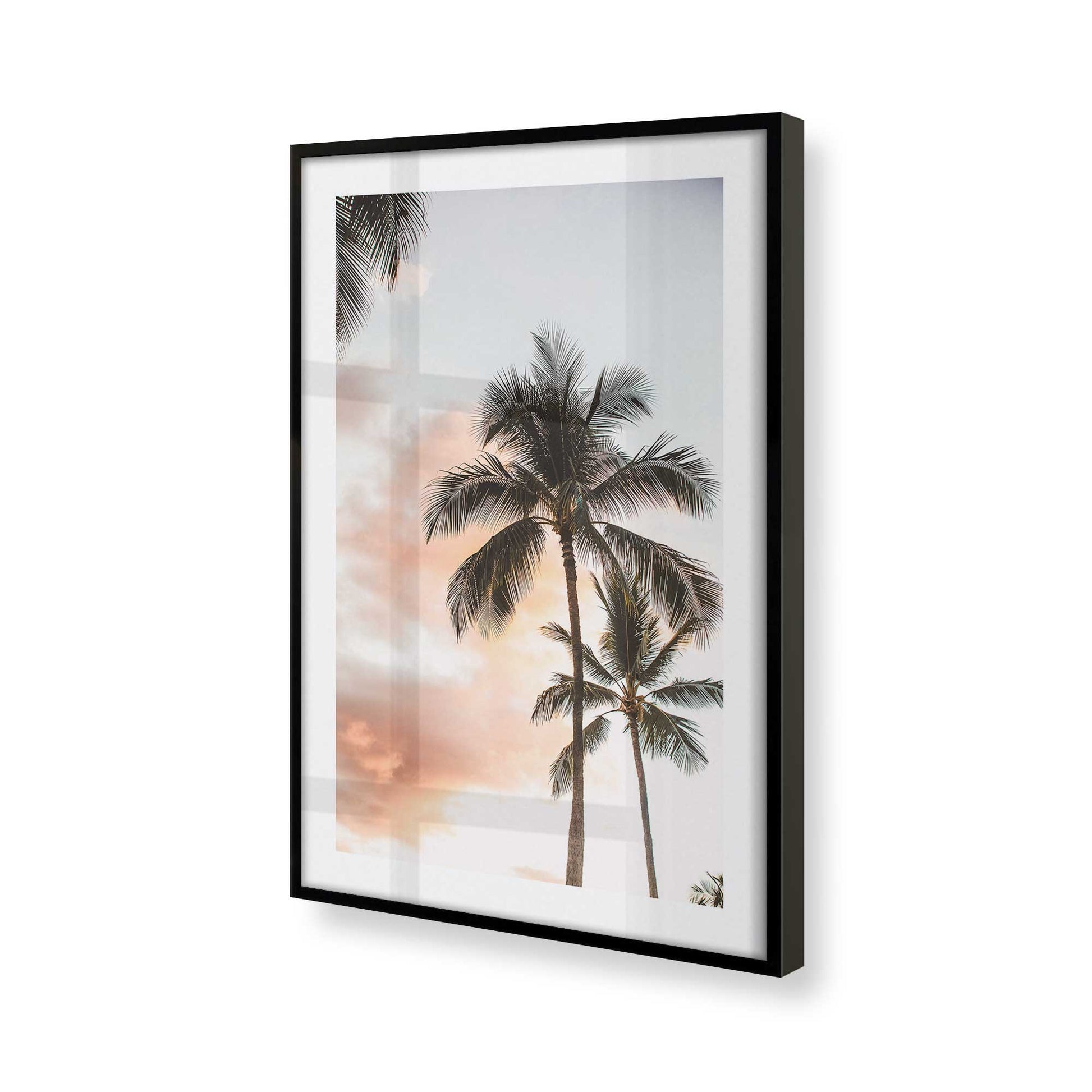 [Color:Satin Black] Picture of art in a Satin Black frame at an angle