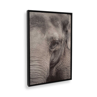 [Color:Satin Black] Picture of art in a Satin Black frame at an angle