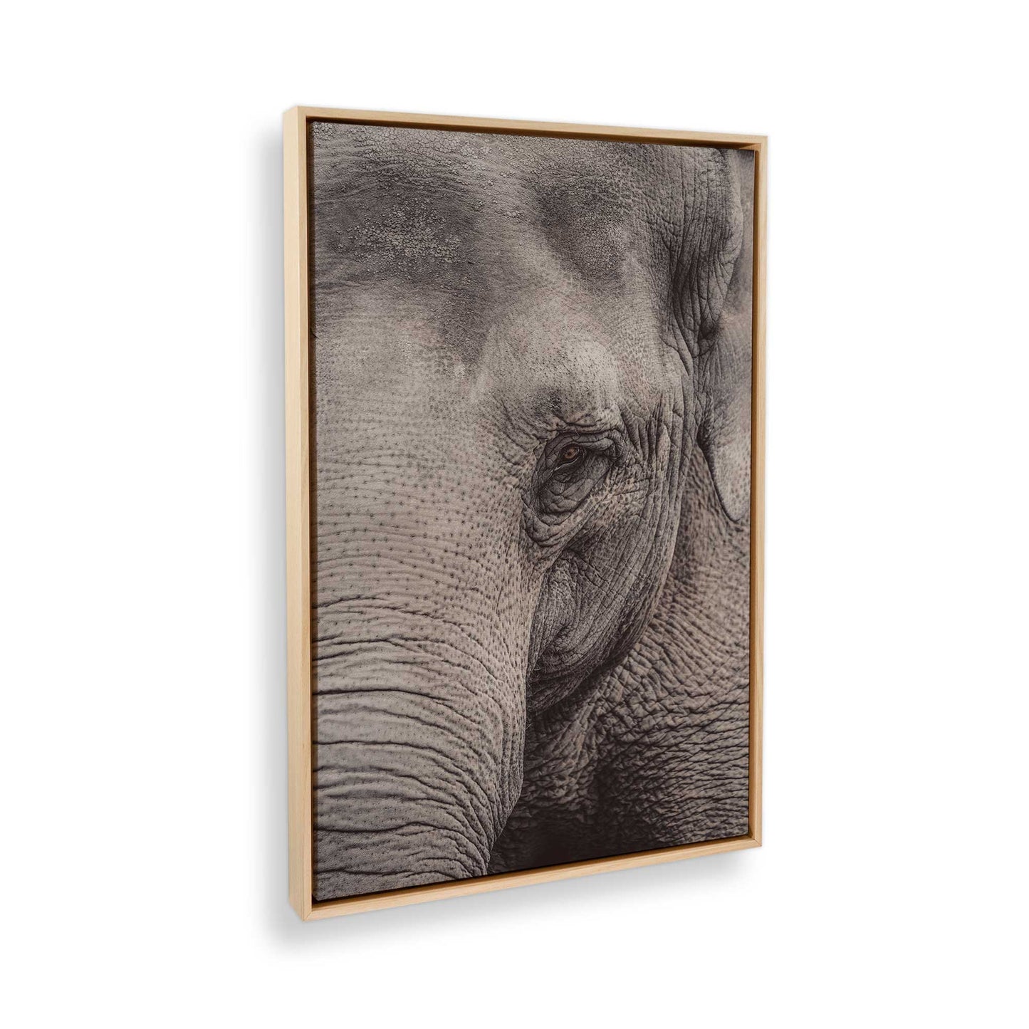 [Color:American Maple] Picture of art in a American Maple frame at an angle