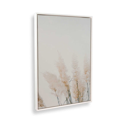 [Color:Opaque White] Picture of art in a White frame at an angle