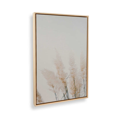 [Color:American Maple] Picture of art in a American Maple frame at an angle