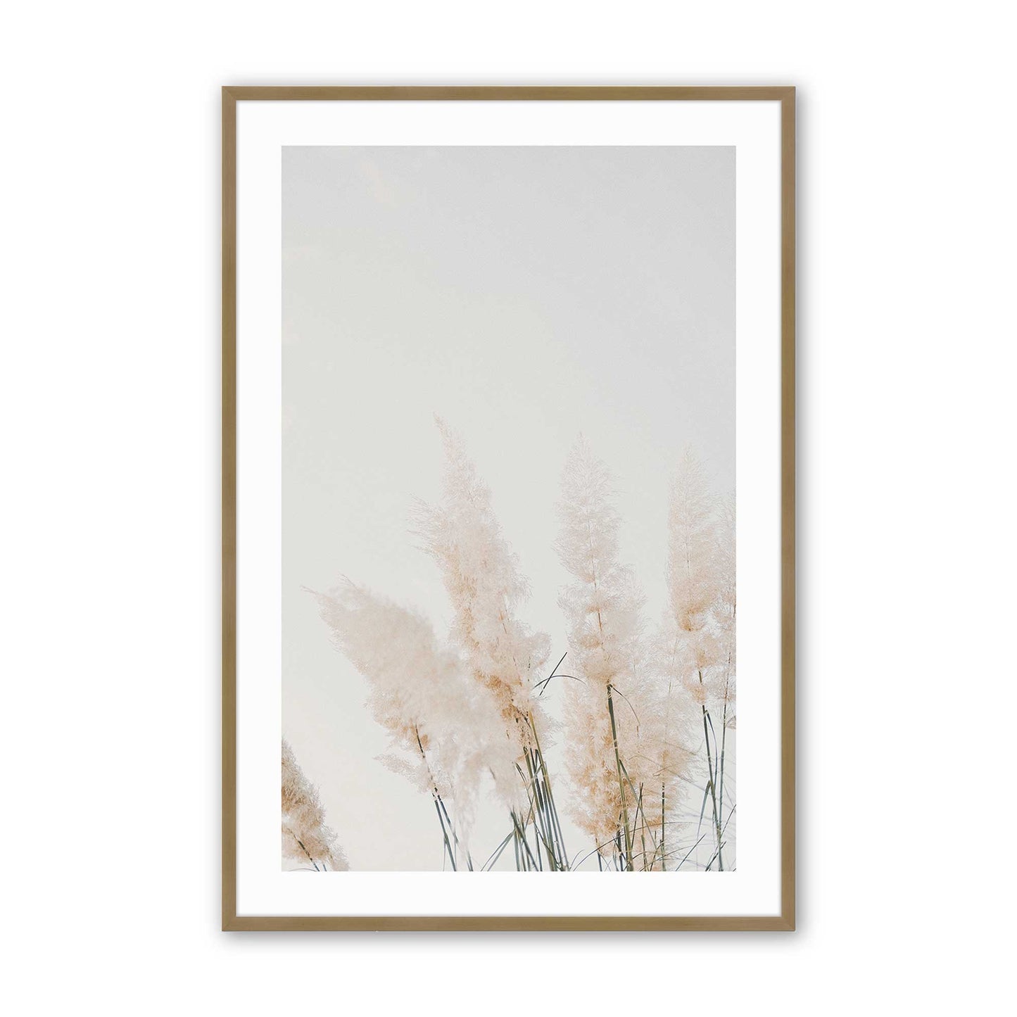 [Color:Brushed Gold] Picture of art in a Brushed Gold frame