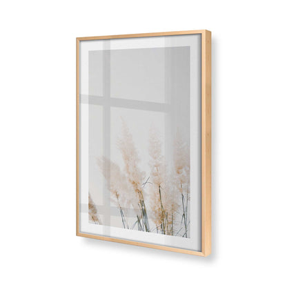 [Color:Raw Maple] Picture of art in a Raw Maple frame at an angle