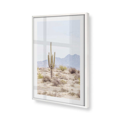 [Color:Opaque White] Picture of art in a Opaque White frame at an angle