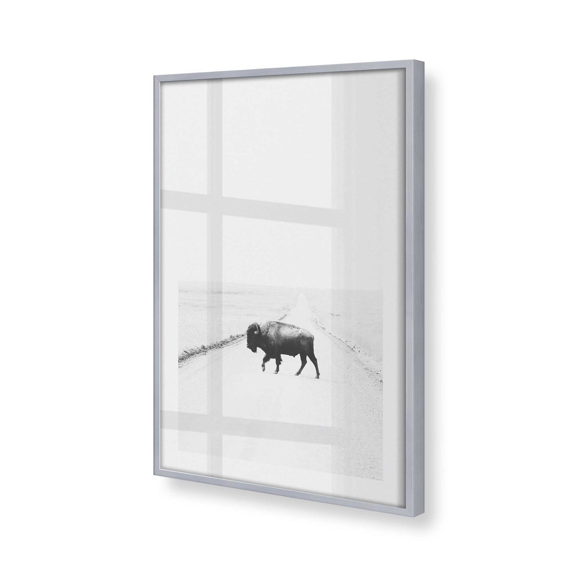 [Color:Polished Chrome] Picture of art in a Polished Chrome frame at an angle