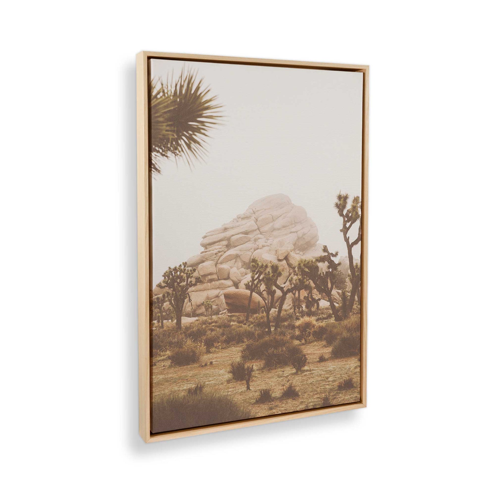 [Color:American Maple] Picture of art in a American Maple frame at an angle