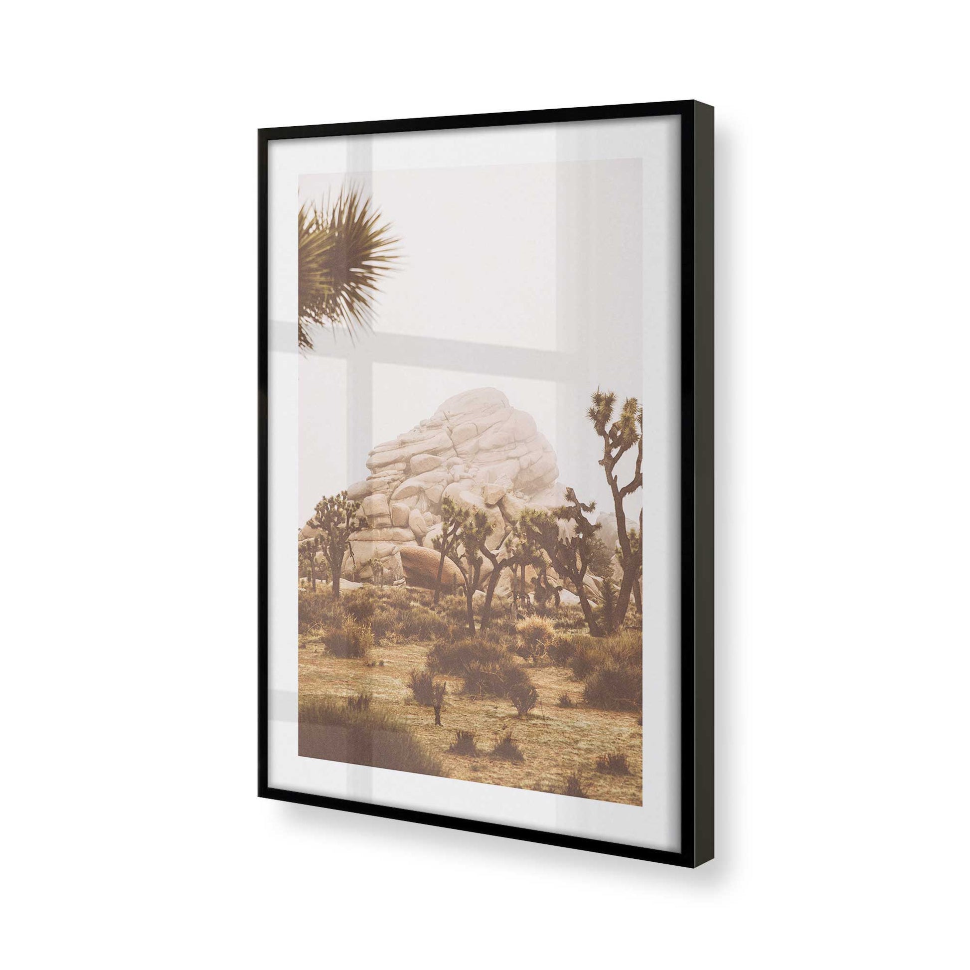 [Color:Satin Black] Picture of art in a Satin Black frame at an angle