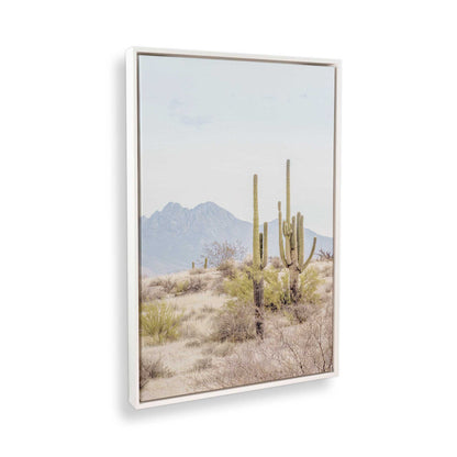 [Color:Opaque White] Picture of art in a White frame at an angle