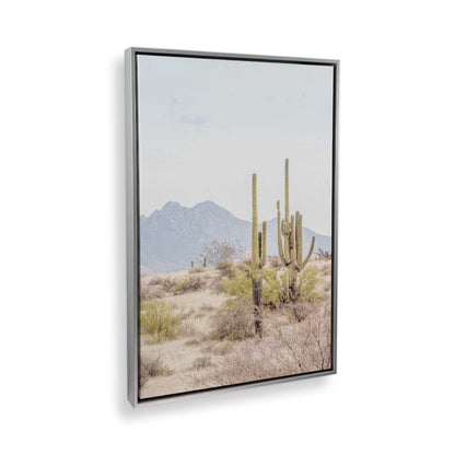 [Color:Polished Chrome] Picture of art in a Polished Chrome frame at an angle