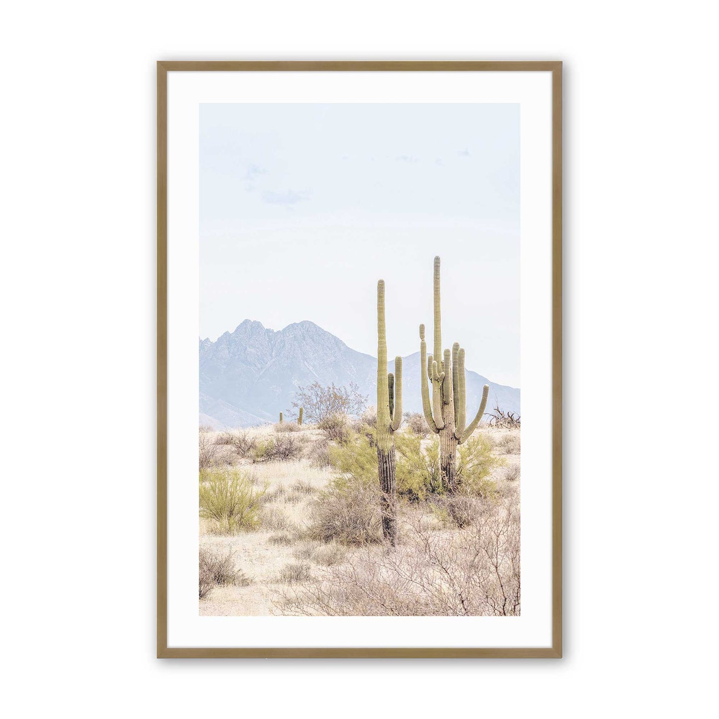 [Color:Brushed Gold] Picture of art in a Brushed Gold frame