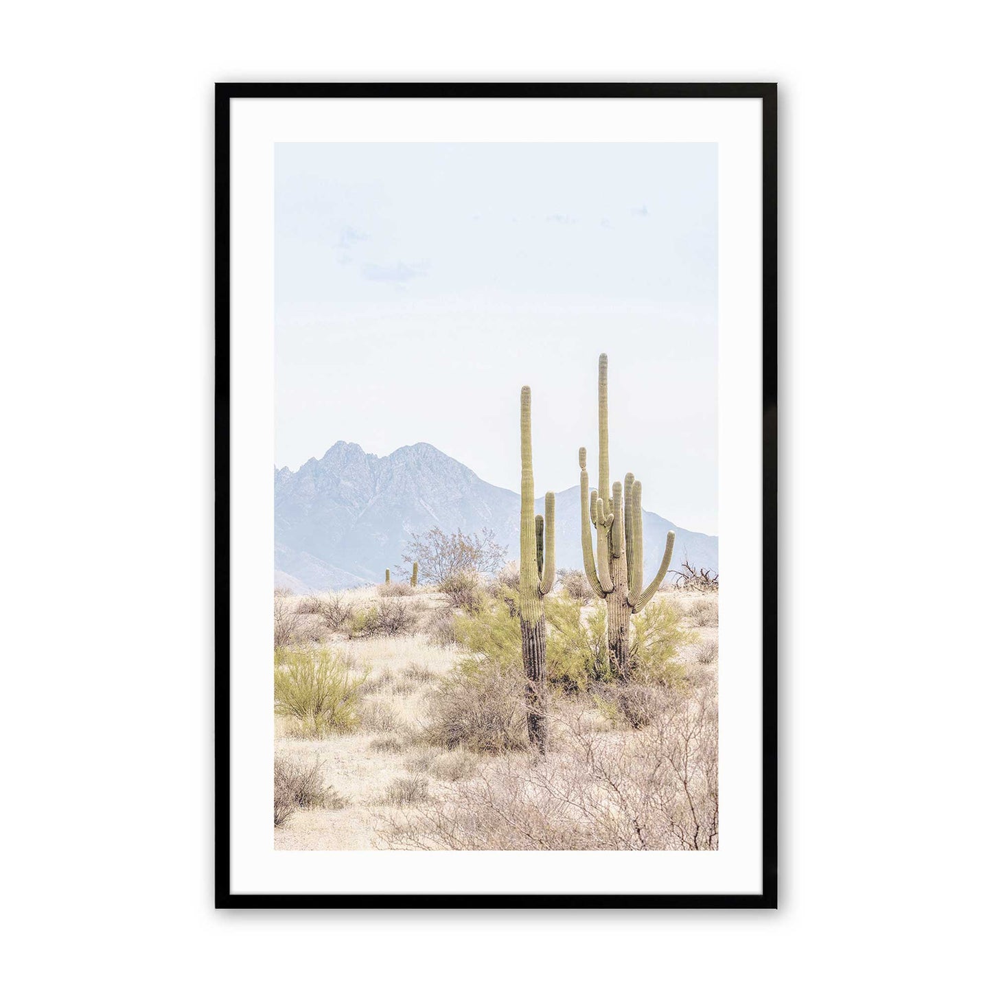 [Color:Satin Black], Picture of art in a Satin Black frame