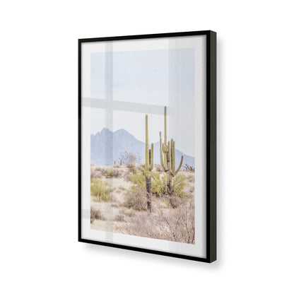 [Color:Satin Black] Picture of art in a Satin Black frame at an angle