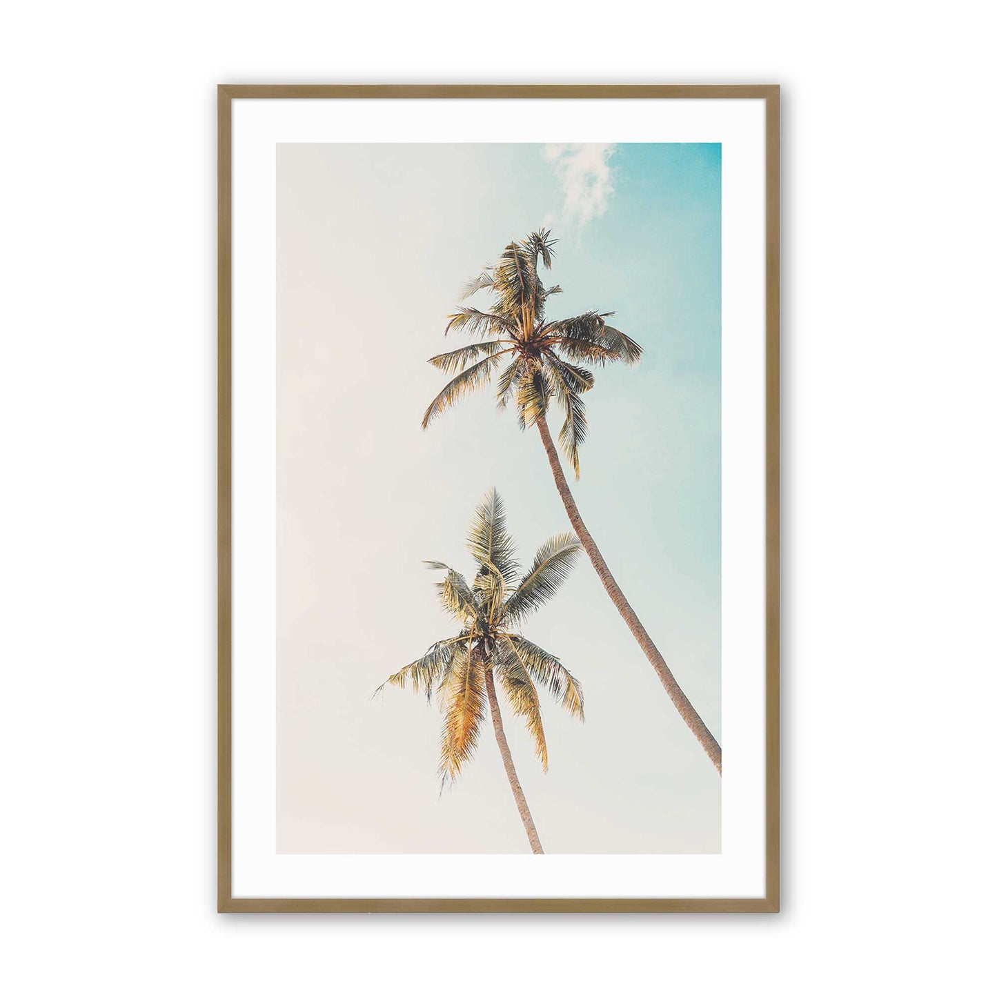 [Color:Brushed Gold] Picture of art in a Brushed Gold frame