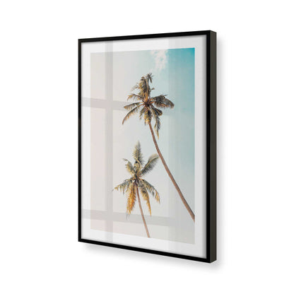 [Color:Satin Black] Picture of art in a Satin Black frame at an angle